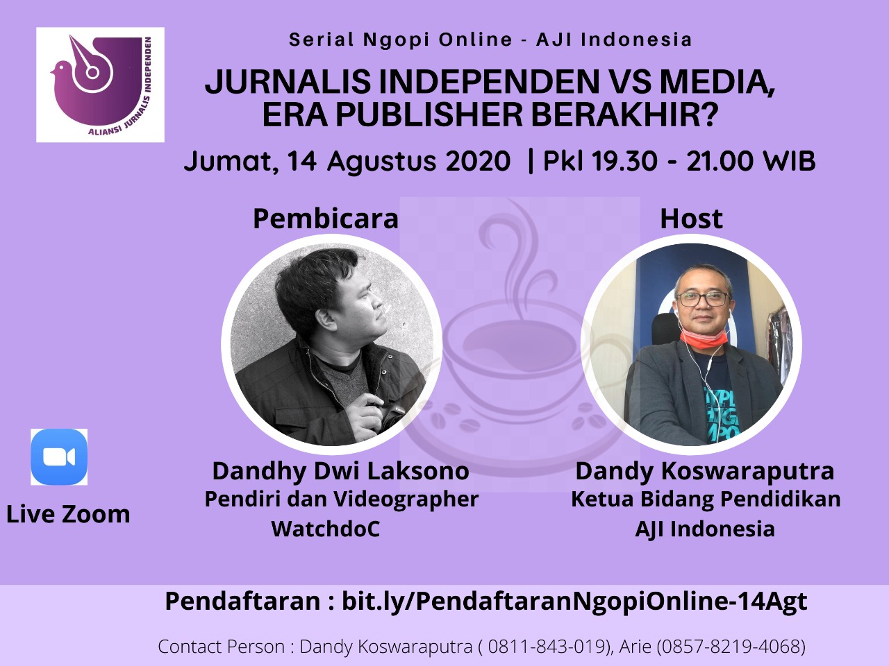 Ngopi Online: “Jurnalis Independen vs Media Platform, Era Publisher Berakhir?” 